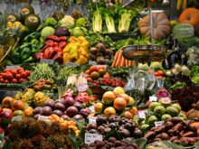 assorted fruits at the market